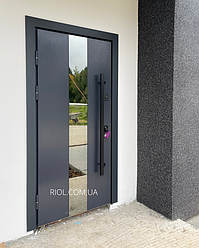 Вхідні двері з терморозривом Queen Антрацит Гарантія 7 років 1