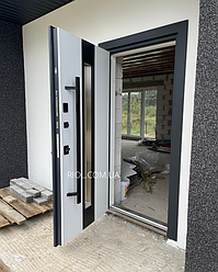 Вхідні двері з терморозривом Queen Антрацит Гарантія 7 років 2