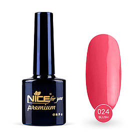 Гель-лак Nice for you Blush Premium №024 Полуничний 8.5 г