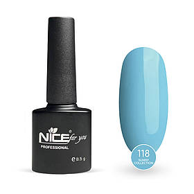 Гель-лак Nice for you Sunny Collection №118 Небесний 8.5 г