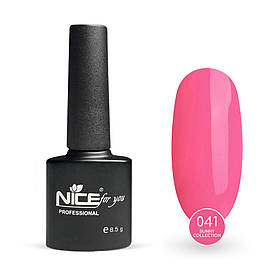 Гель-лак Nice for you Sunny Collection №041 Рожевий 8.5 г