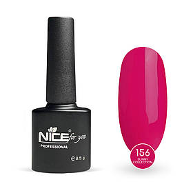 Гель-лак Nice for you Sunny Collection №156 Кислотно-рожевий  8.5 г