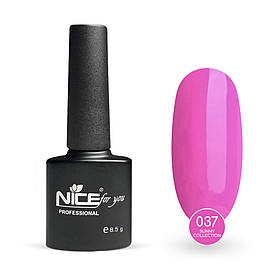 Гель-лак Nice for you Sunny Collection №037 Фіолетово-рожевий 8.5 г