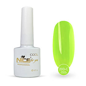 Гель-лак Nice for you Exotic Summer Cool C-203 Лайм 8.5 г