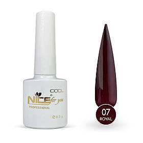 Гель-лак Nice for you Royal №07 Вишневий 8.5 г