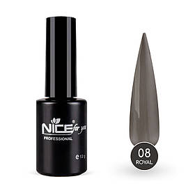 Гель-лак Nice for you Royal №08 Чорний 12 г