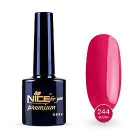 Гель-лак Nice for you Blush Premium №244 Маджента 8.5 г