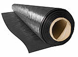 Плівка чорна 120 мкм 3 м*100 м рулон, поліетиленова гідроізоляційна для будівництва, фото 4