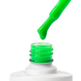 Гель-лак Nice for you неоновий Night city light №01 Яскраво-зелений 8.5 г