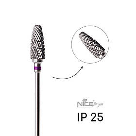 Фреза твердосплавна Nice for you Кукурудза IР 25 Фіолетова насічка (d 6 мм, L13 мм)