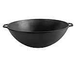 Сковорода чавунна WOK 8 л, Ø36 см Brizoll з кришкою-сковородою гриль, фото 4