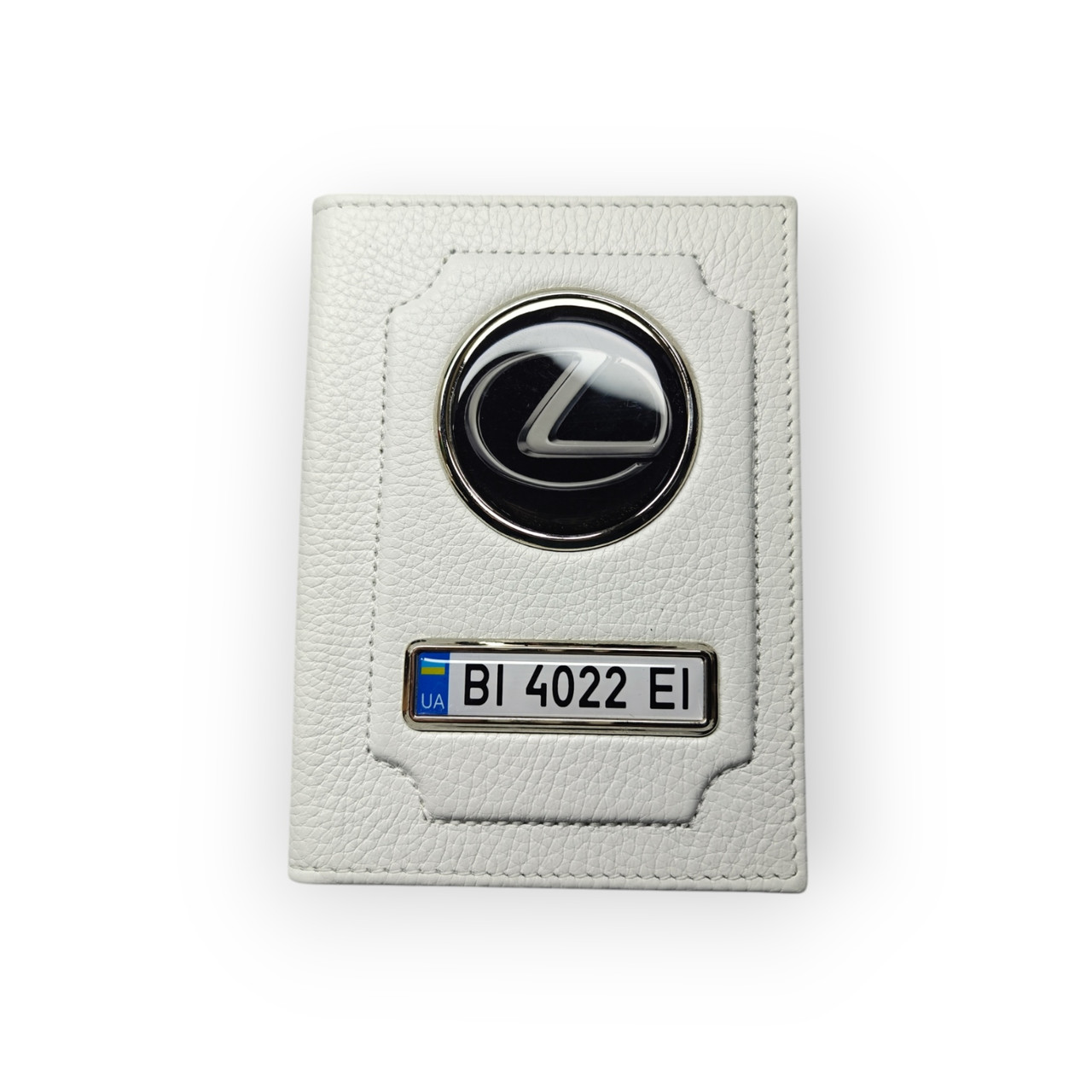 Обкладинка для автодокументів Lexus, натуральна шкіра