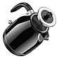 Чайник Hoco електричний 1.5л 1800 Вт нержавіюча сталь retro electric kettle HE10 Black, фото 4