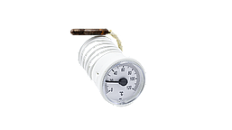 Термометр для котла, D=37 мм, 0-120°C, з капіляром L= 1000 мм