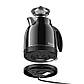 Чайник Hoco електричний 1.5л 1800 Вт нержавіюча сталь retro electric kettle HE10 Black, фото 5
