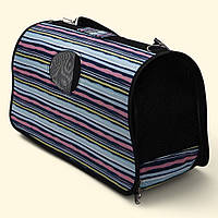 Сумка переноска для кота з вентиляцією, 24x37x17 см, Синій (S)