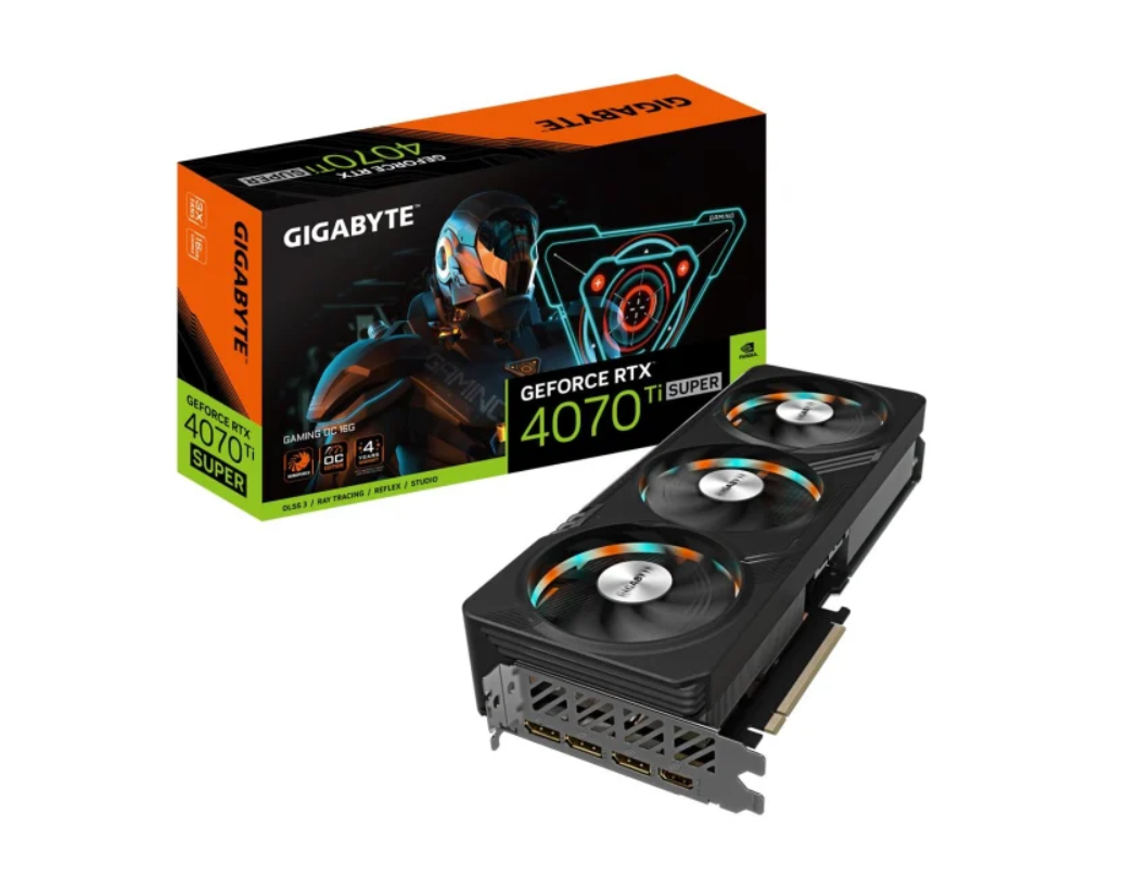 Відеокарта Gigabyte GeForce RTX 4070 Ti SUPER GAMING OC 16GB GDDR6X (GV-N407TSGAMING OC-16GD)