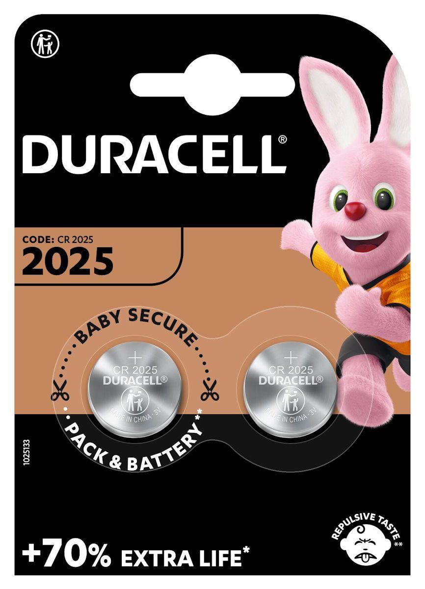 Батарейка Duracell DL 2025/CR 2025 (2) (для електронних пристроїв)