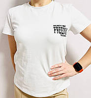 Жіночі футболки 5 штук бавовна кулір Туреччина розміри S-2XL (42-50) ростовка