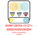 Світильник врізний ALEXA-12 3CCT (чорний), фото 3