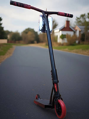 Крутий трюковий самокат Прогулянковий транспорт дитині Ролер двоколісник для екстриму PU колеса D 115 мм Пеги