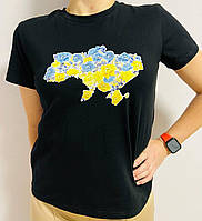 Жіночі футболки 5 штук бавовна кулір Туреччина розміри S-2XL (42-50) ростовка