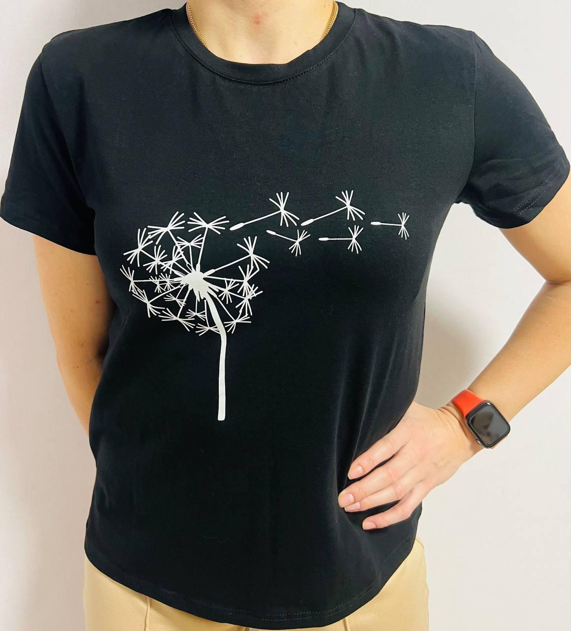 Жіночі футболки 5 штук бавовна кулір Туреччина розміри S-2XL (42-50) ростовка