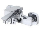 Змішувач для ванни ZEGOR Proffesional SANAT-03 короткий гусак латунь картридж Sedal Spain