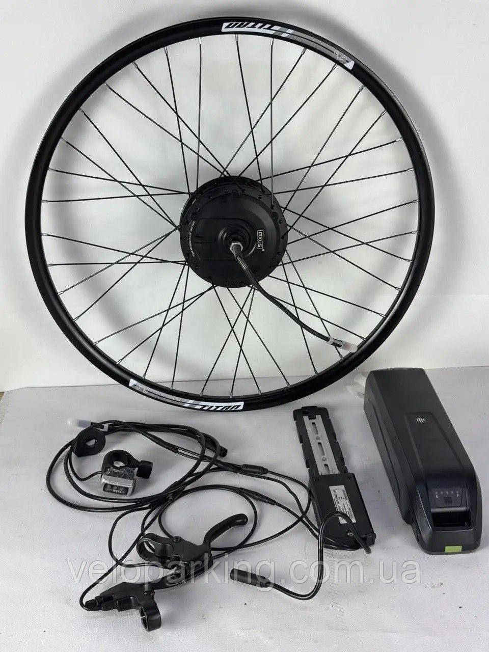 Комплект передній 500W, 48V10Ah, 15A MXUS з мотор-колесом 26-28 дюймів для електровелосипеда під клю