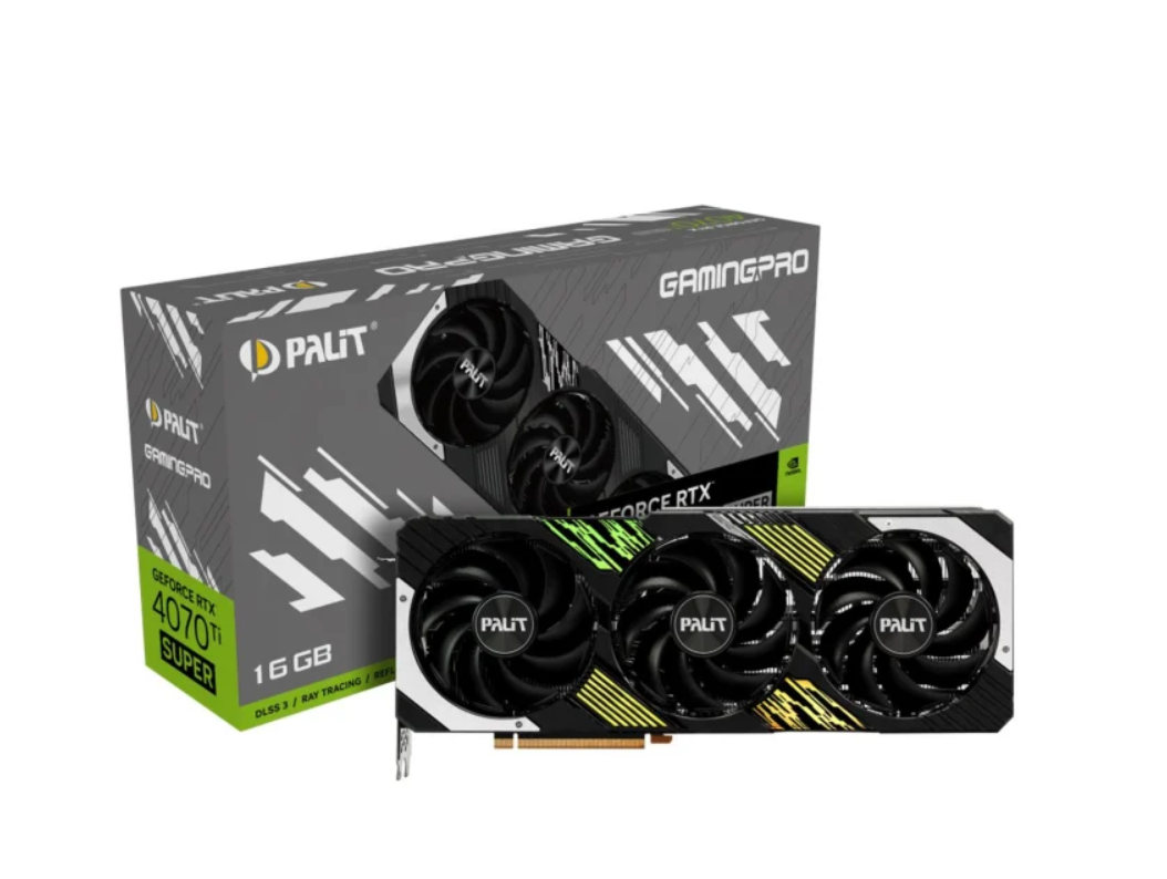 Відеокарта Palit GeForce RTX 4070Ti Super GamingPro 16GB GDDR6X (NED47TS019T2-1043A)