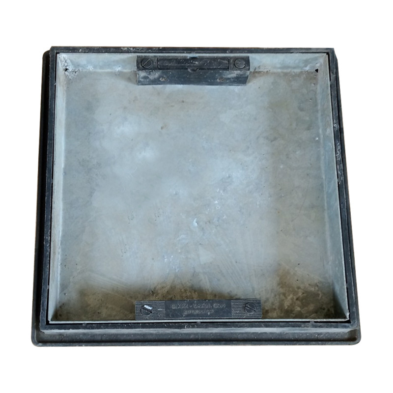 Люк під траву металопластиковий 400х400, фото 1