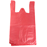 Пакет Майка фасувальний поліетиленовий з ручками пакувальний 22х36см 7мкм 100шт/уп. для фасування продуктів