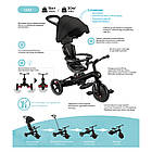 Дитячий велосипед Globber Explorer Trike 4in1 Teal (бірюзовий), фото 4