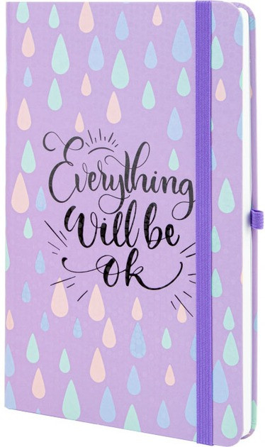 Блокнот в лінію А5 Everything will be OK 252 сторінки