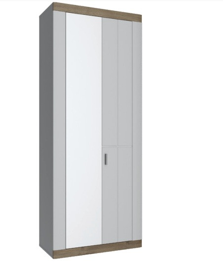 Шафа для передпокіою Санторіні білий/дуб вікінг, фото 1