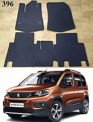 Килимки ЕВА в салон Peugeot Rifter '18-, з центральним підлокітником