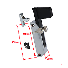 Замок-ручка (i-212 Imamoglu Туреччина) універсальний для промислового холодильника та камери