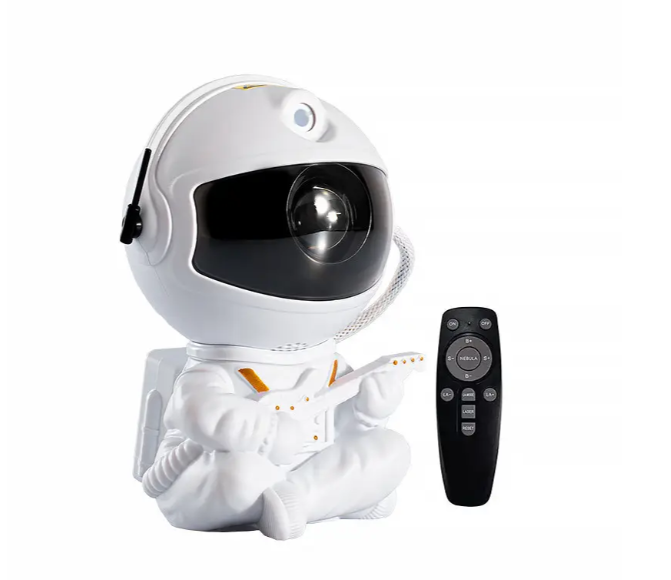 Проектор зоряного неба та галактик лазерний від USB Астронавт із гітарою