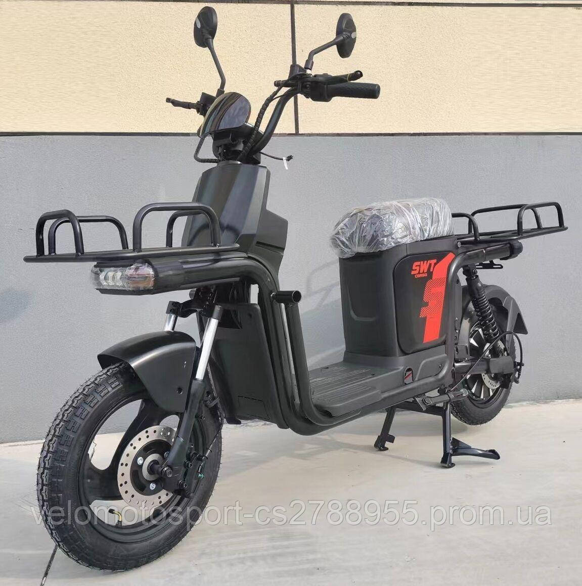 Вантажний електровелосипед Corso SWT-5 SW-0730 двигун 1000W, акумулятор 72V/20Ah, колеса 12