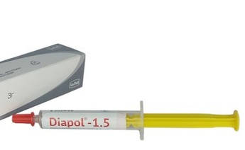 Паста алмазна Diapol 1.5 Діаполь 1.5 latus latelux латус лательюкс шприц 3 гр. 1 шт.полірувальна