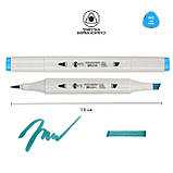 Маркер акварельный SANTI sketch, SM-62, озеро Индиго, фото 2