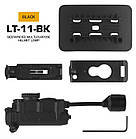 Ліхтарик MPLS на шолом 5 LED + IFF-маячок Wosport LT-11 Black, фото 2