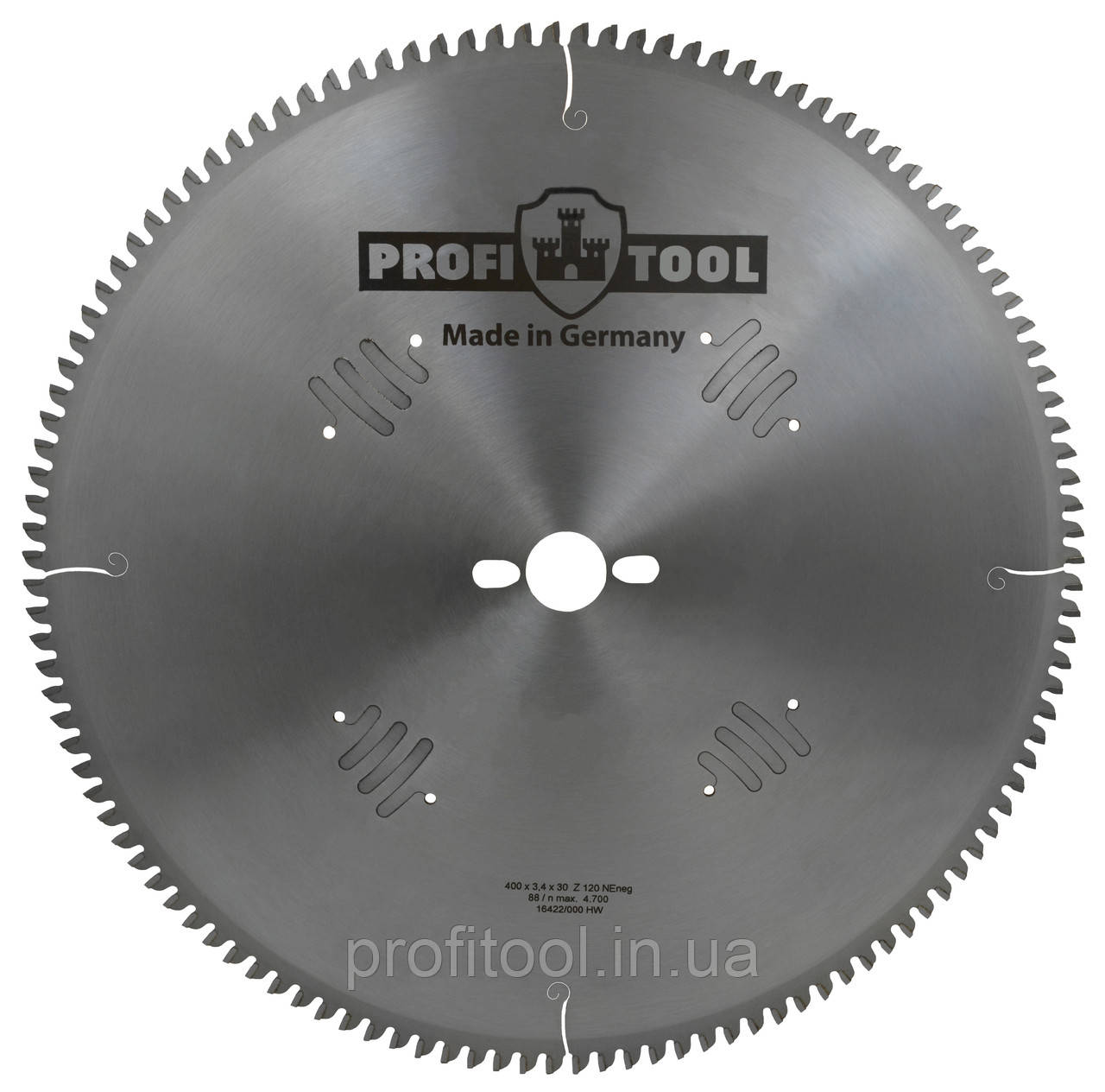 Диск пиляльний PROFITOOL - 400х3,4х2,8х30 мм Z=120, TFneg (2140003), фото 1