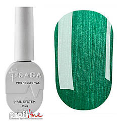 Гель-лак Saga Professional Wine Cat №10 котяче око зелений, 10 мл