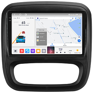 Штатна магнітола Mekede MS 2k Renault Trafic 3 (2014 - 2021), Opel Vivaro B (2014 - 2018) CarPlay QleD