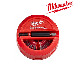 Набір Біт+Бетотримач Milwaukee Shockwave 15 шт.
