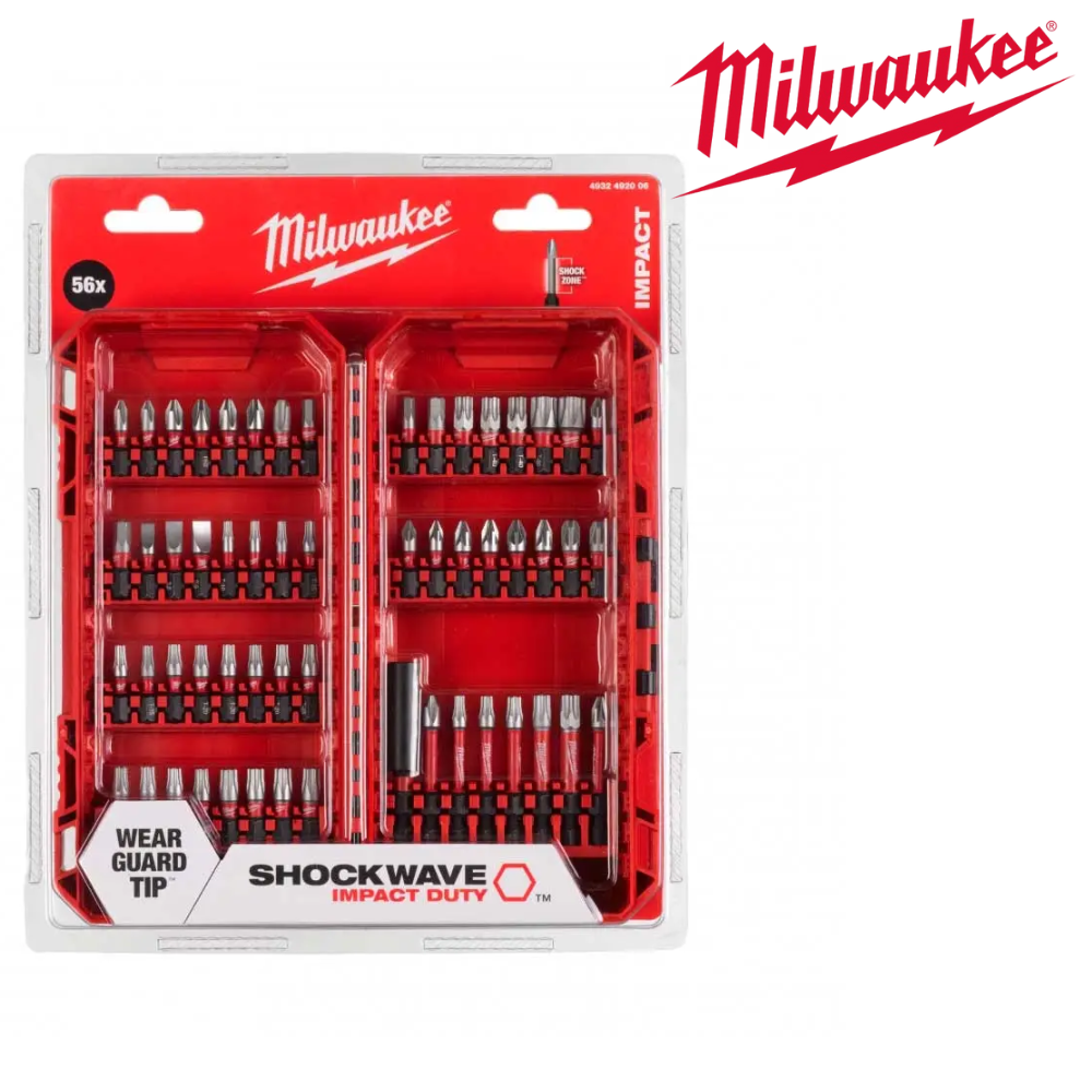 Набір біт Milwaukee Shockwave 56 шт, фото 1