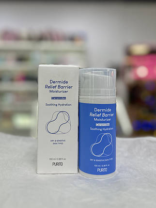 Зволожувальний бар'єрний крем Purito Dermide Relief Barrier Moisturize 100 мл, фото 3