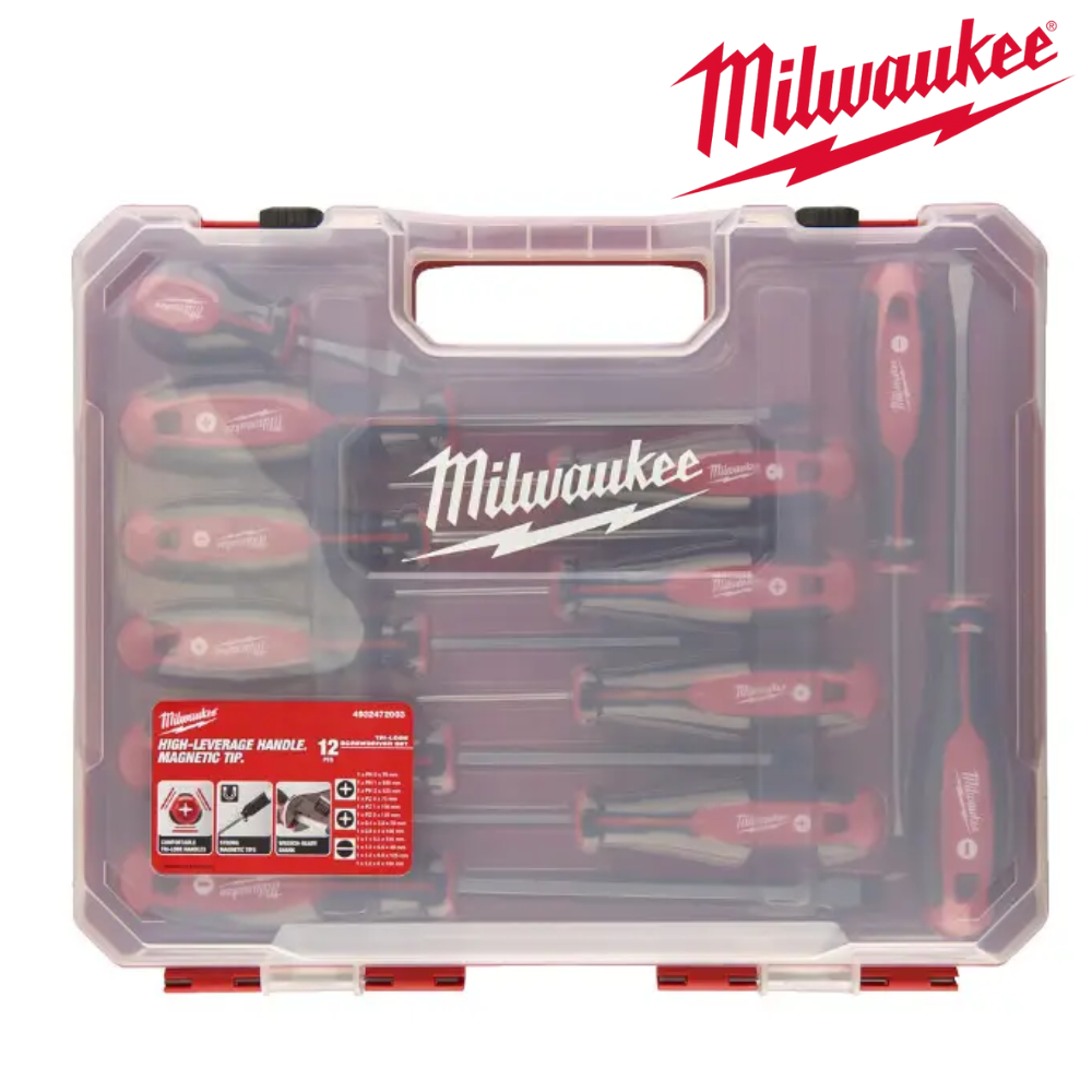 Набір магнітних викруток Milwaukee 12 шт., фото 1