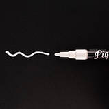 Меловый маркер SANTI, белый, 3 мм, 6 шт в коробке, фото 4